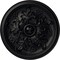 Ekena Millwork Katheryn Ceiling Medallion (Fits Canopies up to 2 1/8"), Hnd-Painted Steel Gray, 14 1/2"OD x 2 3/4"P CM14KTSGS - alternate 1